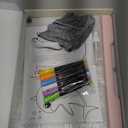 16-Inch Rechargeable Doodle Glow LED Note Board, 7-Color Light Modes, Neon Art Dry Erase Light Up Drawing Pad with Built-in Stand, Sketching Gift Toy for Kids/Girls/Teens, 5 Markers & Tracing Book (Pink)