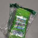 FITIMOR 100 PCS Mylar Holographic Bags, Clear Resealable Bags, Scent Proof Bag, Bracelet Bag, Valentines Day Decorations Gift Baggies for Lipgloss, Eyelash, Jewelry Packaging | Green, 2.9x4.7 Inch