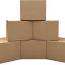 Large Moving Boxes 20'' x 20'' x 15'' (Pack of 6), Corrugated Cardboard Boxes for Packing, Shipping & Moving