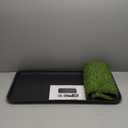 Ottomanson Multipurpose All Season Boot Tray Mat, Reusable Pee Pad For Dogs, 15" x 30" (Black)