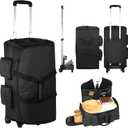 Rolling Garment Bags for Travel, Garment Bag with Wheels, Convertible Garment Duffel bag, Carry On Garment Bag with Shoe Pouch,3 in 1 Carry on Convertible Travel Garment Bag