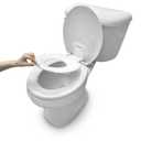 Ingenuity: ity by Ingenuity Flip & Sit Potty Seat (White)  Easy to Set Up & Remove Potty Training Seat That Attaches to Adult Toilet Seat