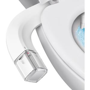 Ultra-Slim Bidet Dual Mode Bidet Attachment for Toilet, Bidet Toilet Seat Attachment with Pressure Controls(Feminine/Posterior Wash),Easy to install Design Non-Electric Bidet