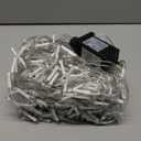 Icicle lights Outdoor - 33ft Christmas Lights with 400LED 75 Drops 8 Modes, Plug in Curtain String Lights Waterproof for Holiday Wedding Party Home Garden Bedroom Indoor Outdoor Decoration, Multicolor