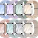 8 Pack Braided Stretchy Solo Loop Compatible with Apple Watch Bands for Women 40mm 38mm 41mm 44mm 46mm 45mm 42mm 49mm Men, Adjustable Sport Elastic Strap for iWatch Series 11 10 9 8 7 6 5 4 3 SE Ultra (Lavender/Beige/Starlight/Succulent/Pink Sand/Sage Green/Light Blue/Stone)
