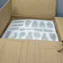80Pack Glass Bud Vases in Bulk Clear Small Mini Vase for Flowers