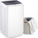 Portable Washing Machine 1.06 Cu.Ft, 7.7 lbs Full-Automatic Compact Washer with Stainless Steel Drum, 10 Wash Cycles, LED Display & Auto Balance, Top Load Mini Washer for Apartment, Dorm, RV, Home