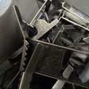 Hicarer 20 Pcs Brick Wall Hangers Clips no Drill Outdoor for Hanging Christmas Lights Stocking Holders Steel Picture Decoration Hanger Fastener for Fireplace (Antique Brass)