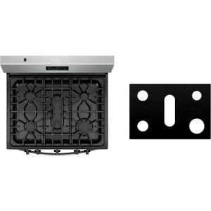 Custom Fit Reusable Burner Liner for Frigidaire Gas Range Stove Protect Your Stovetop with this Splatter Guard Cover - FCRG3052BS