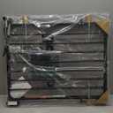 Babelio Baby Gate for Stairs, Kitchen & Doorways, No Bottom Bar| One-Handed Operation| Auto-Close| Hardware Mount (Drill Needed) Safety Dog/Pet Gate (Black - B17, 26-43" W, 28" H)