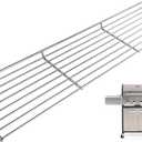 Warming Rack for Captiva Designs 4-Burner Propane Gas BBQ Grill with Side Burner Replacement Parts Hanging Rack for Captiva Designs Grill Accessories Upper Rack, Stainless Steel Cooling Rack, 1PC
