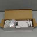 Retractable Twin Clothesline Indoor, Non-Sagging Outdoor Clothes Line Retracting Heavy Duty Clothes Drying Laundry Line Wall Mounted Stainless Steel Line-13.8Feets(Double Line-White)