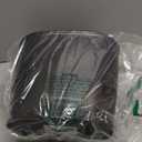 iDesign Slim Plastic Bathroom Trash Can, Small Garbage Bin for Bedroom, Office, Desk, Dorm, Black