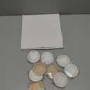 OPOX 54PCS Castor Oil Patches, Castor Oil Pack Wrap Organic Cotton, Suitable for The Navel Disposable Self Patch, Bottom & Sides are Leak-Proof, Breathable & Portable, No Wash - Khaki