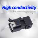 2 x Fuel Injector Connectors Adapter Plug Compatible with LS1 to LS2/LS3 Injector Swaps EV1 to EV6 & EV14 0280158117 0280158298, Chevy, Ford, Mustangs, Dodges, and many other vehicles.