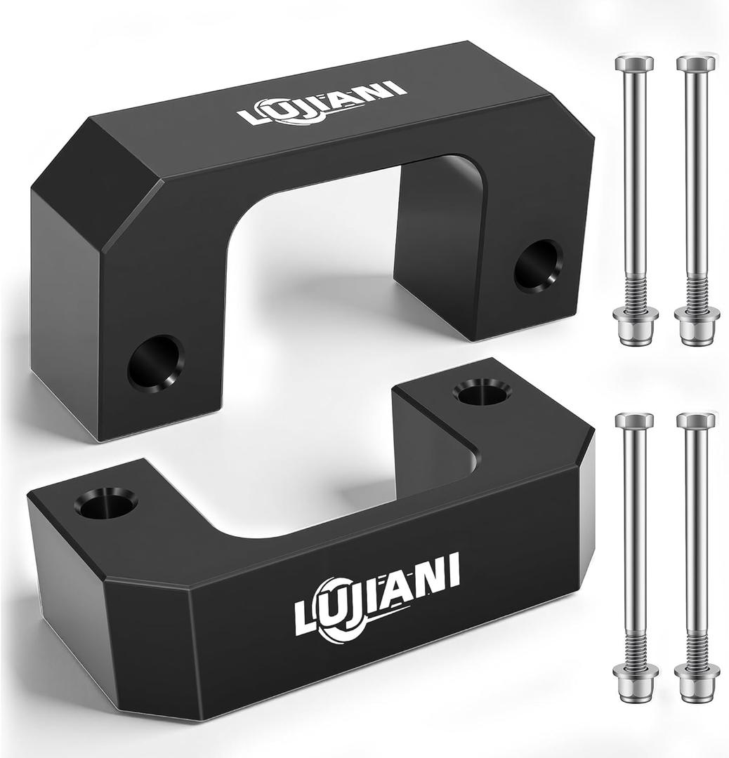 2.5 Inch Front End Leveling Lift Kit for 2007-2024 Silverado 1500 Avalanche Suburban Tahoe, Suspension Spring Strut Lift Spacers Compatible with 2007-2024 Sierra 1500 Yukon, 2 Pack