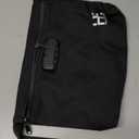 Secure Money Travel Bag with Zipper, Multiple Pockets and Combination Lock Close (Black)