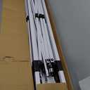 10x10 Pop Up Canopy - Instant Setup Beach Tent with Wheeled Carry Bag, 8 Sandbags & 4 Guy Lines - Portable Sun Shade for Camping, Events, Silver Coated Top, (Color, Brown)