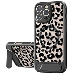 Bouvardia for iPhone 16 Pro Max Case - Multi-Scenario Kickstand & Cosmic Astronaut Pattern - Compatible with Magsafe - Aesthetic Cute Design for Women and Girls