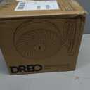 DREO Fan for Bedroom, 12 Inches, 70ft Powerful Airflow, 25db Quiet Table Air Circulator Fans for Whole Room, 120° Adjustable Tilt, 3 Speeds, Desktop Fan for Home, Office, Kitchen