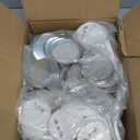 200pc Button Pin Set, 2.25 in. Custom Pin Back Buttons with Metal Shells, 58 mm Blank Metal Button Pins Badge DIY Craft Supplies with Back Pins, Buttons Art Supplies