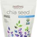Nutiva Organic Premium Raw Ground Chia Seeds, 12 Ounce, USDA Organic, Non-GMO, Whole 30 Approved, Vegan, Gluten-Free & Keto, Nutrient-Dense Seeds with 3g Plant Protein & 5g Fiber for Salads, Yogurt & Smoothies, Best By Aug 5, 2026