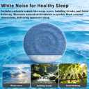 2026 New Bluetooth Sleep Pillow Speaker, Wireless White Noise Pillow Speaker with Timer, Ultra-Thin Stereo Bass Private Sleep Speaker for Adults Kids (Blue)