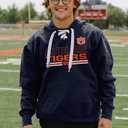 Blue 84 NCAA mens Ncaa Officially Licensed Hockey Hooded Sweatshirt (M)