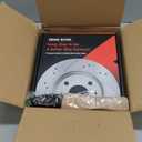 Front Brake Kit Brake Rotors and Ceramic Brake Pads Compatible with Toyota Camry (2.4L) 2002-2006, (3.0L) 2002-2004, (3.0L; LE) 2005-2006 Note Size Differences-275mm Not 296mm Rotors