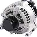 Alternator Replace 56029803AA Compatible with Jeep Wrangler 2018-2023 3.6L, for Jeep Gladiator 2020-2023 3.6L,12V 240A 6-Groove Clutch Pulley Clockwise