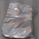 PACKINNO 15 Pcs Iridescent Gift Bags with Handles, 8x4x10 Inch Holographic Reusable Gift Bags Medium Size, Ideal for Birthday, Christmas, Party Favors, Wedding, Holidays, Valentines (Silvery)