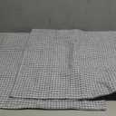 FUTEI Dusty Blue Decorative Throw Pillow Covers 18x18 Inch Set of 2,Soft Houndstooth Gingham Textured Cushion Case,Modern Home Decor for Couch Bed Living Room