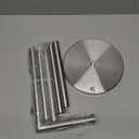 Brushed Nickel Toilet Paper Holder Stand, Bathroom Toilet Paper Roll Holder Stand with Reserve, Free Standing Toilet Paper Holder with Storage