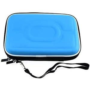 Protective Travel Carrying Hard Pouch Case Bag Cover for Game Boy Advance Color Pocket GBA GBC GBP Console,Carry Bag for Nintendo DS Lite NDSL NDSi EVA Storage Replacement (Blue)
