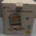 ROBUD Mini Wooden Play Tool Workbench Set for Kids Toddlers - Montessori Toys for 3 4 5 Years Old Boys Girls