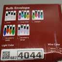 Brighttown 50 Christmas string lights, Blue, Green, Red