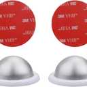 Haoyou Wall Mount Indoor/Outdoor Camera Mounts Compatible for Magnetic Arlo Pro/Arlo Pro 2 Camera and SimpliSafe Outdoor Security Camera (2 Pack Silver)