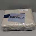 Bedsure 100% Washed Cotton Duvet Cover Queen Size - Natural Minimalist Cotton Duvet Cover Linen Like for All Seasons - GentleSoft Plain Simple Bedding (Natural, Queen, 90"x90")