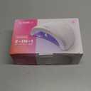 SUNUV UV LED Nail Lamp, Gel Light for Nail Polish UV Dryer with 3 Timers SUNone, White