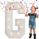 3FT Marquee Light Up Letters, Large Marquee Letters, Big Letters For Engagement Wedding 2026 Graduation Grad Decorations Birthday Party Backdrop Decor, Balloon Arch Kit Letter G