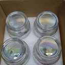 4 Pack Glass Cups with Lids and Straws Clear Iced Coffee Cups Cute Reusable 13oz Thickened Glass Tumbler Cups Travel Mug with Leak-Proof Sippy Lids for Morning Green Juice, Matcha (Dots)