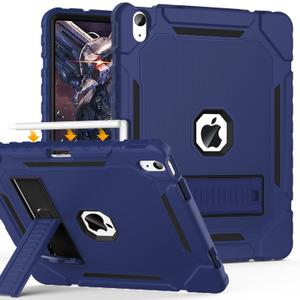 Grifobes Case for iPad Air 13-inch (M3/M2) 2025/2024, Heavy Duty Shockproof Rugged Protective Cover with Pencil Holder/Built-in Stand for i Pad Air 13" (Navy Blue)