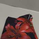 Floerns Women's Flower Print Draped Ruched Cami Dress Sleeveless Flared Mini Dress (Small, Black)