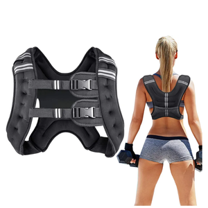 Prodigen Weighted Vest for Women and Men 20 Lbs with Reflective Stripe and Double Adjustable Buckle Straps Weight Vests for Strength Training, Jogging, Cardio, Weight Loss