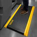ARCTICSEA Anti Fatigue Mats Industrial 3 x 5 FT 15/16 Inch Extra Thick Standing Mat for Warehouse Workstation and Garage Black and Yellow