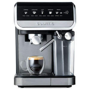 GOURMIA 8-IN-1 ONE-TOUCH ESPRESSO, CAPPUCCINO, LATTE & AMERICANO MAKER WITH AUTOMATIC FROTHING