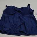 JINXUEER Women's Plus Size Swimsuit Floral Tankini Top Vintage Swimwear
 2 XL