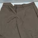 Plaid&Plain Men's Dress Pants Slim Fit Stretch Khaki Pants Wrinkle Free 8802 Brown 38x34