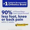 PowerStep Pinnacle Work Insoles, Work Boot Arch Support, Plantar Fasciitis Relief, Pronation, Arch Support Shoe Inserts, Orthotic for Men and Women, Made in The USA (Black/Yellow)