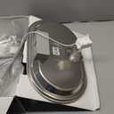 3.4Gal Dog Water Fountain for Large Dogs, 13L Stainless Steel Large Pet Fountain with Deeper & Wider Drinking Area, Automatic Dog Water Bowl Dispenser with Water Window